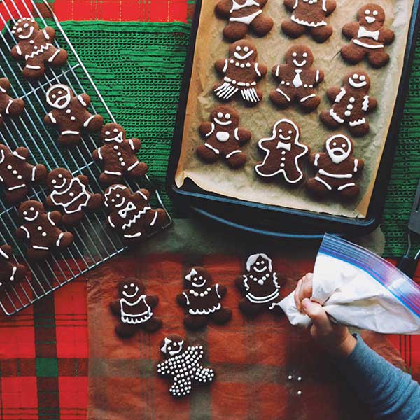 Ideas de decoración en Navidad con galletas