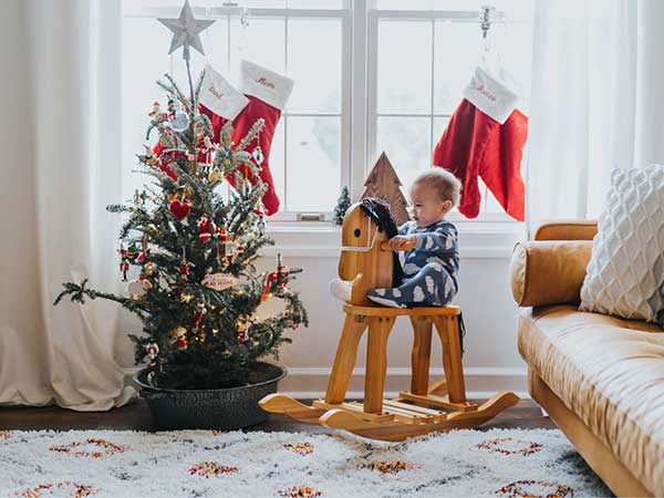 Ideas de decoración para Navidad con materiales cálidos